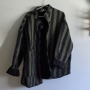 Beyond Nine Quilted Striped Rue Jacket, L/XL